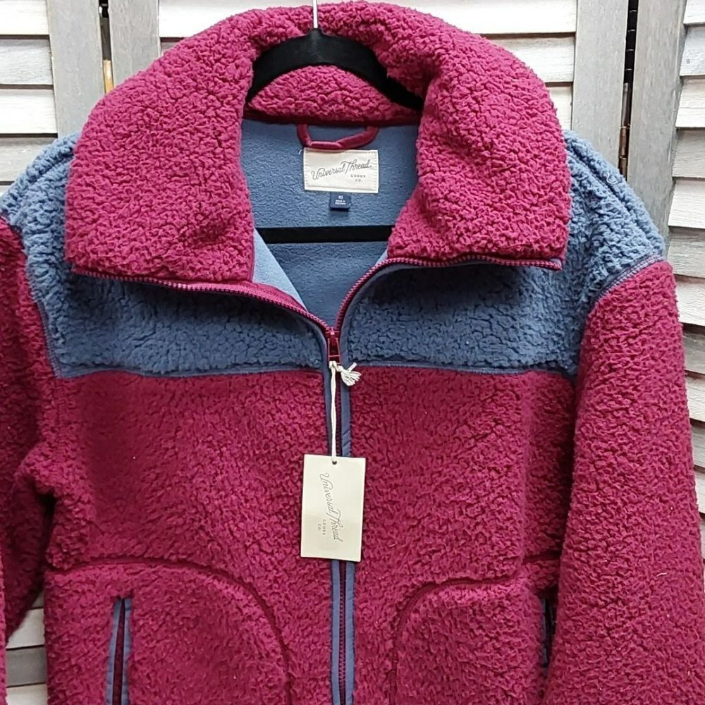 Women's Sherpa Anorak Jacket | Universal Thread | Medium - Picture 4 of 10